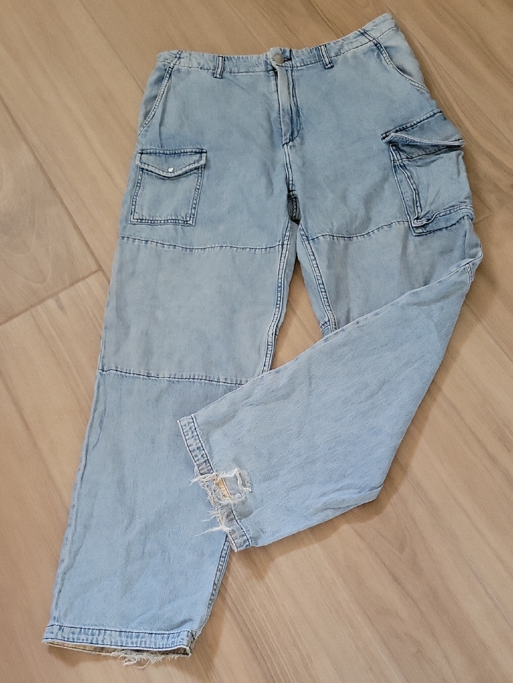 rag & bone Nora Wide Leg Cargo Jeans